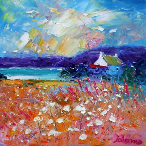 Soft Autumnlight Isle of Gigha 
16x16
SOLD